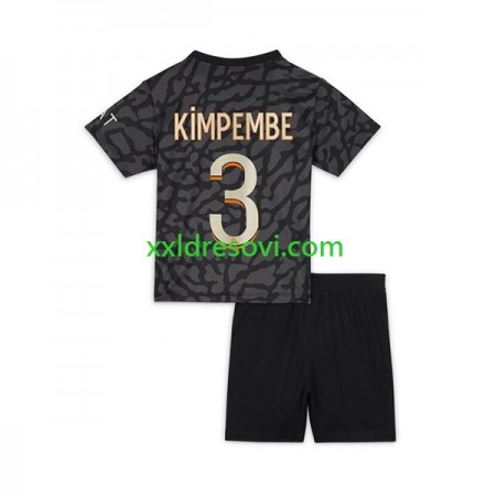 Paris Saint-Germain Kimpembe 3 Treći Dječji Nogometni Dres 2023-2024